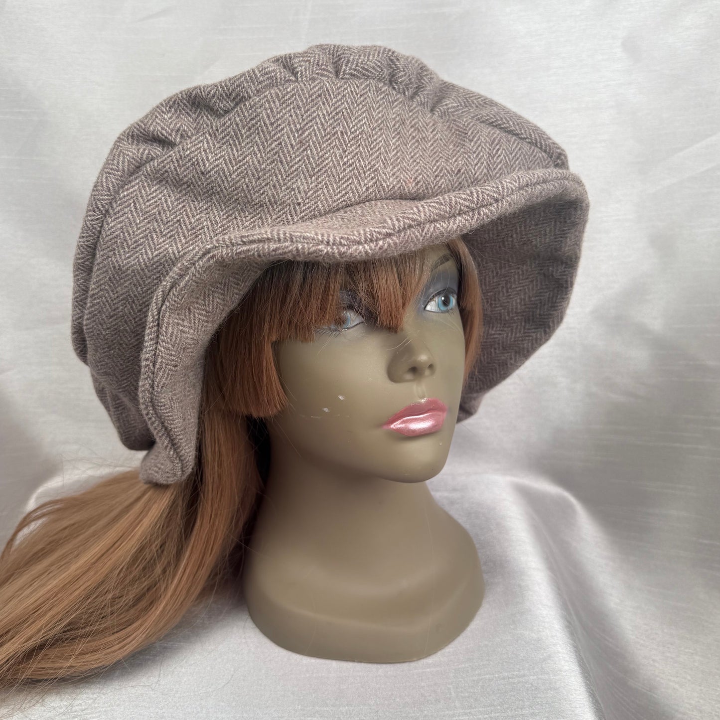 Oversized Newsboy Hat