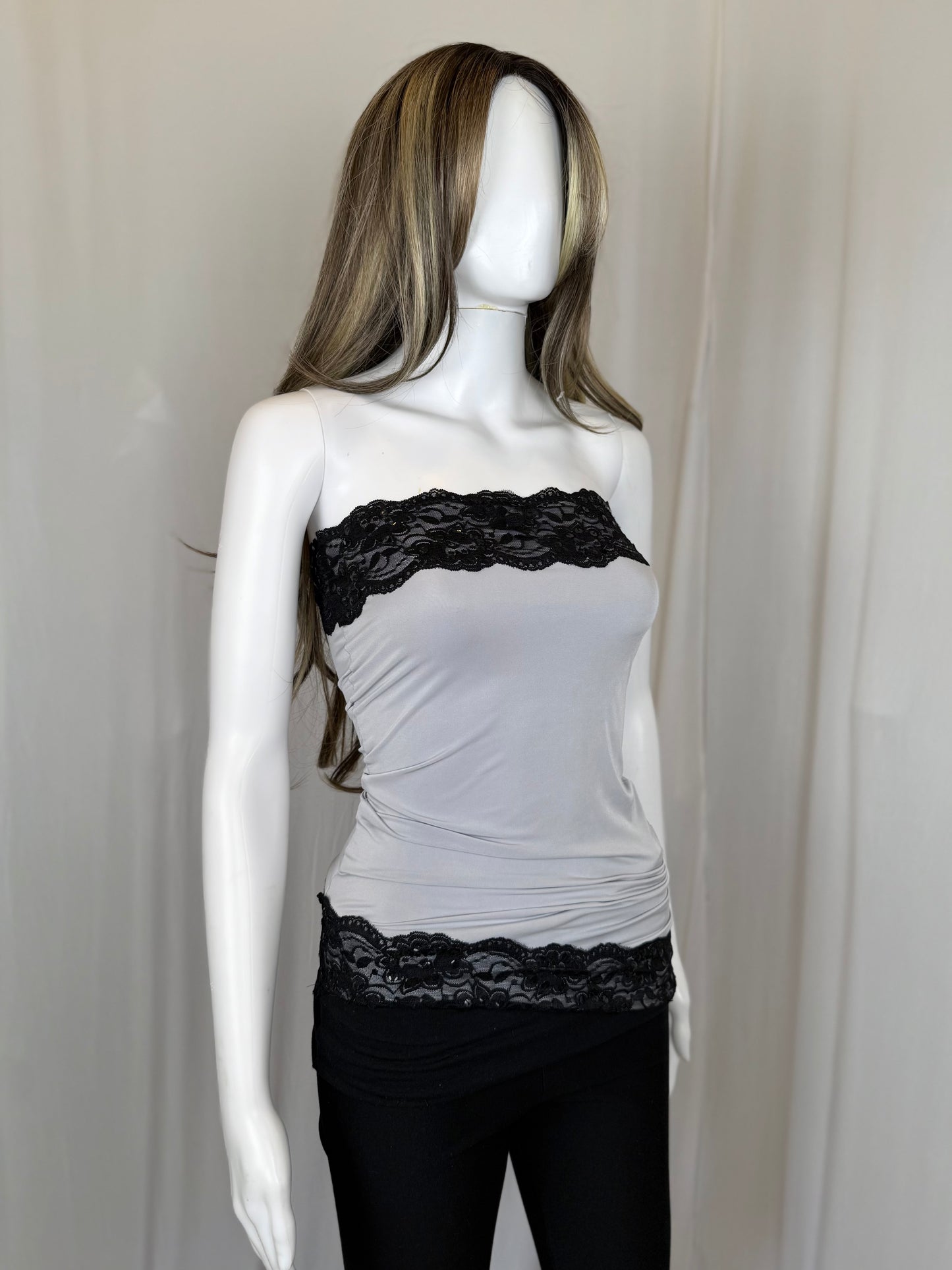 Bella Tube- Silver/Black