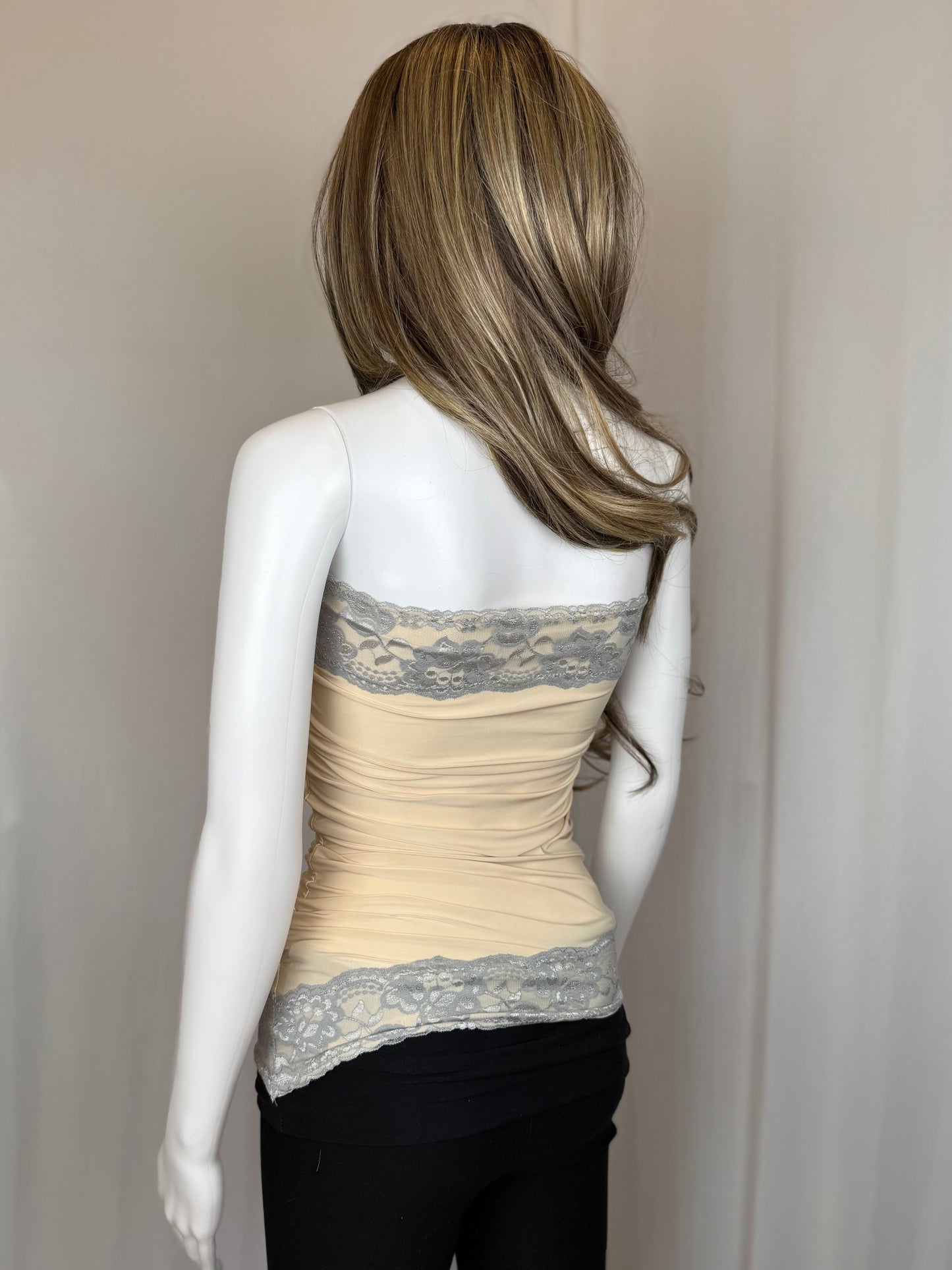 Bella Tube- Cream/Grey