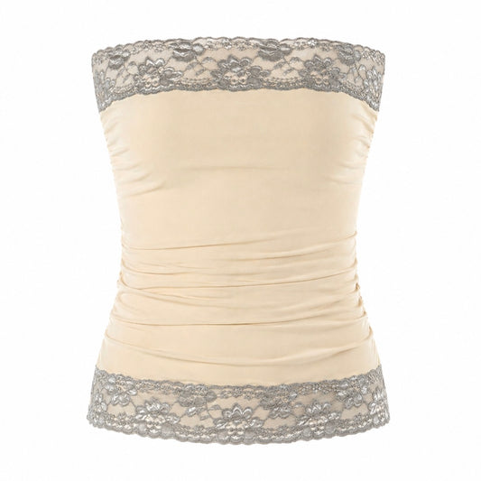 Bella Tube- Cream/Grey