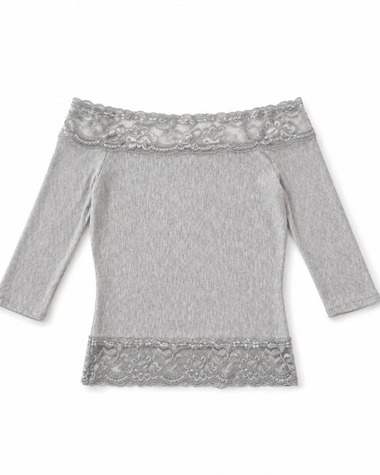 Bella Top- Grey