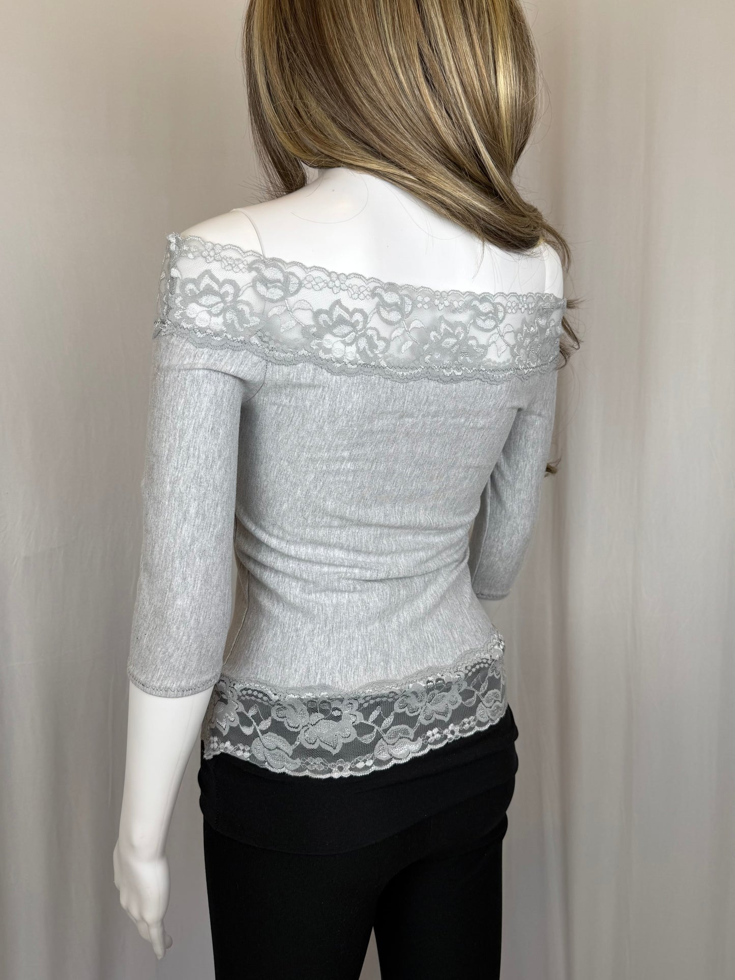 Bella Top- Grey