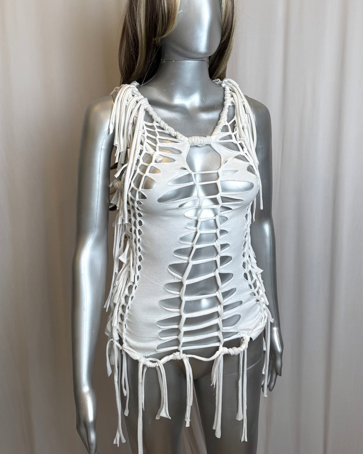 01 White Tee Tie Top (S-M)