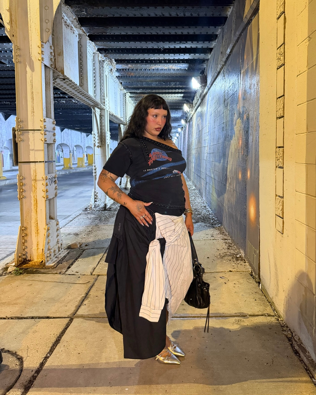 1-of-1 Upcycled Planet Hollywood Top (2XL)