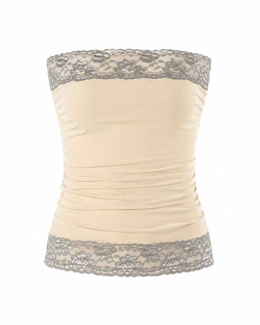 Bella Tube- Cream/Grey