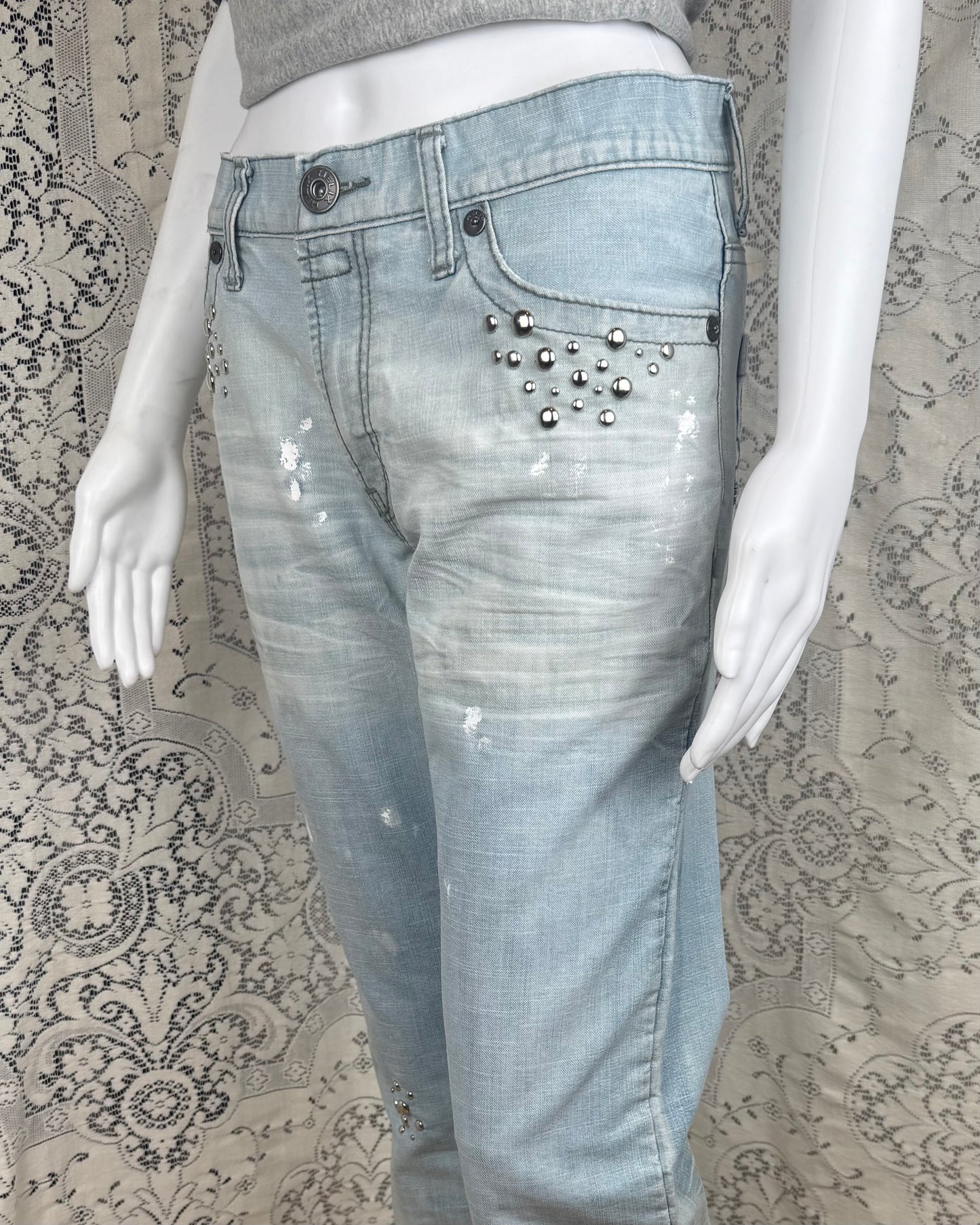 1 of 1 Rocky Studded Bootcut Jeans (31")