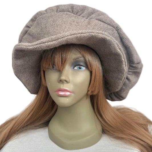 Oversized Newsboy Hat