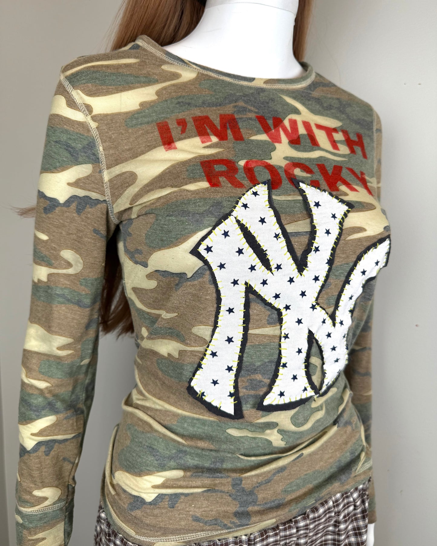 Upcycled Rocky Tee- 01 (Camo)