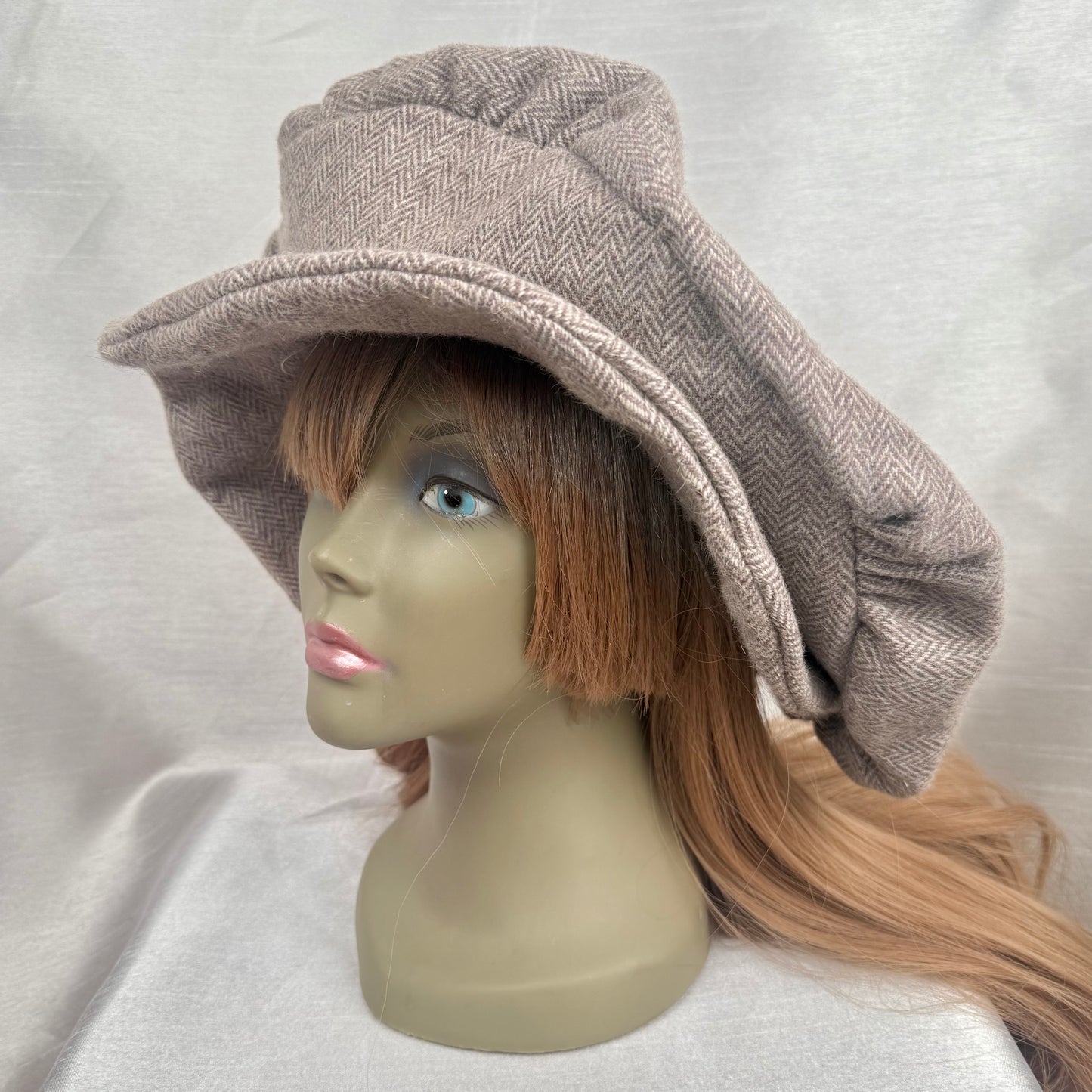 Oversized Newsboy Hat