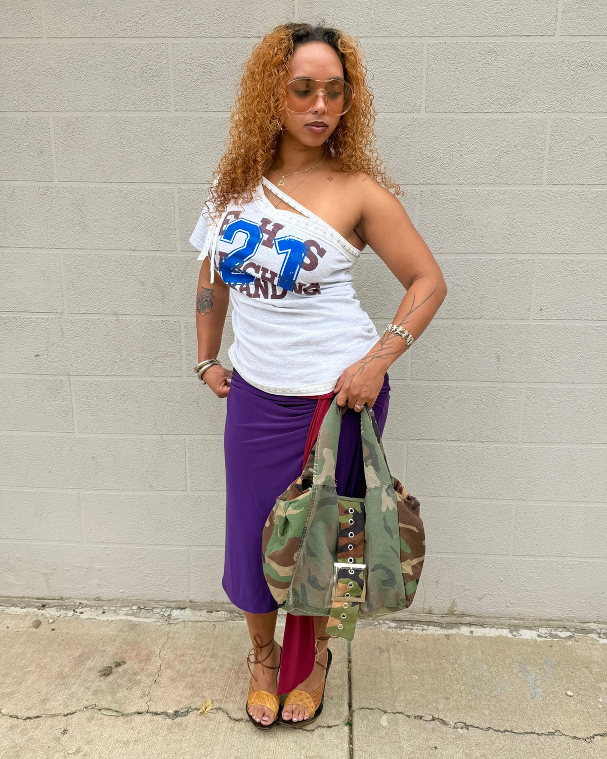 1-of-1 Upcycled Marching Band Top (XL)