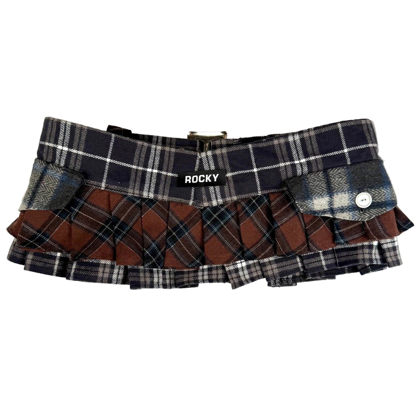 Plaid Pleated Belt (1 of 1)