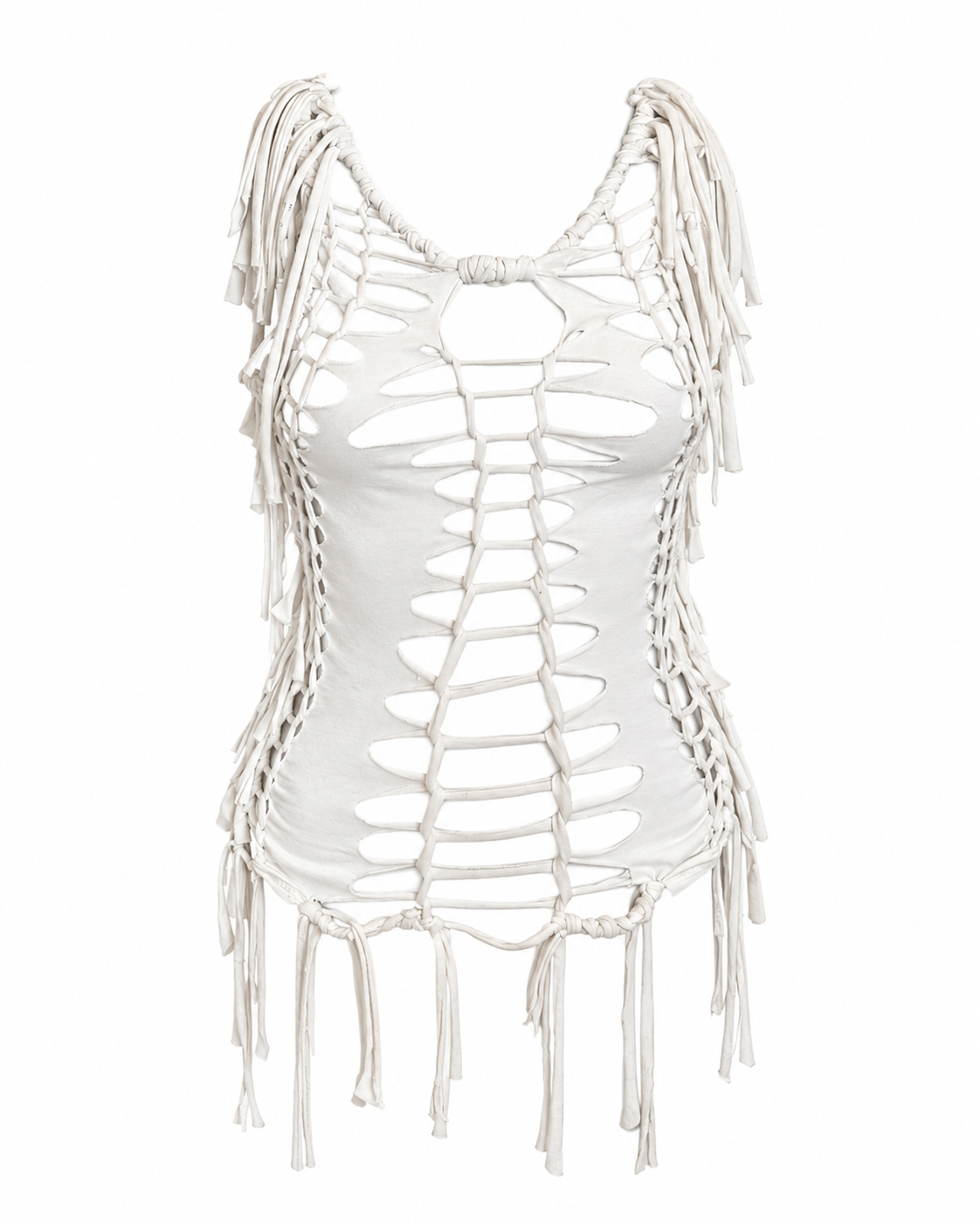 01 White Tee Tie Top (S-M)