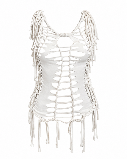 01 White Tee Tie Top (S-M)